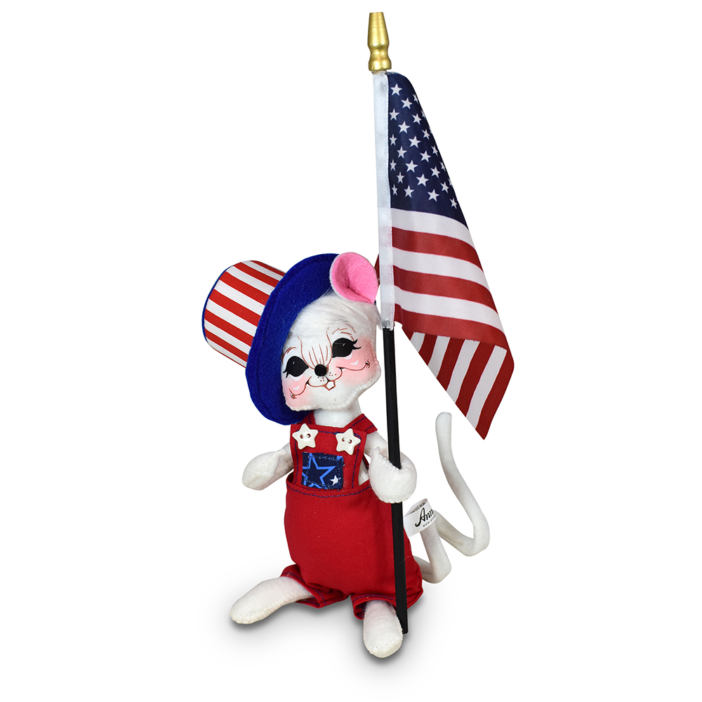 260724 6in American Flag Mouse