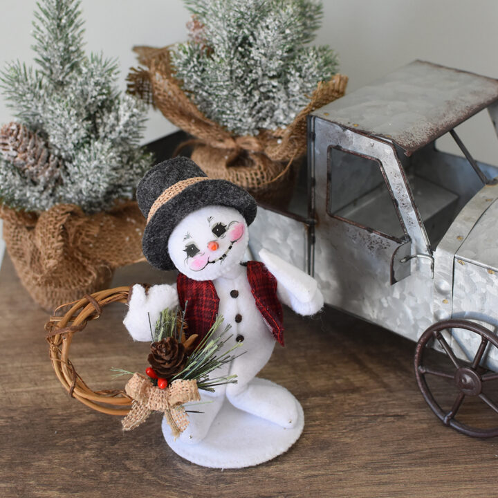 560023 5in Plaid and Pine Snowman-L-WEB