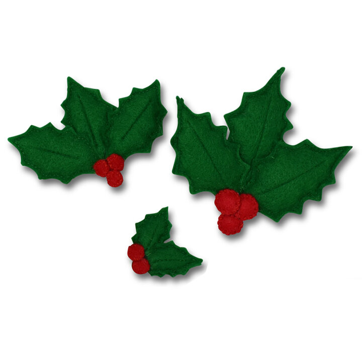 660423 Set of Holly Leaves-WEB