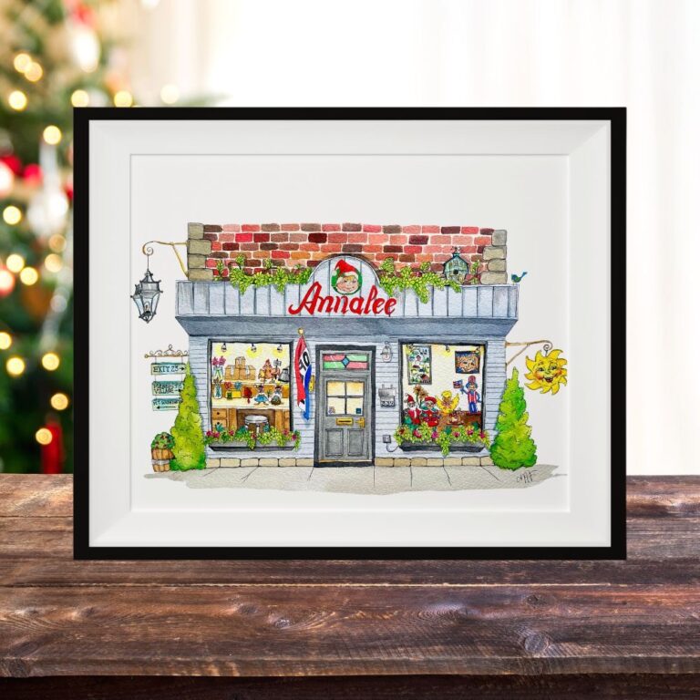 Annalee Dolls Watercolor Print - Annalee Dolls
