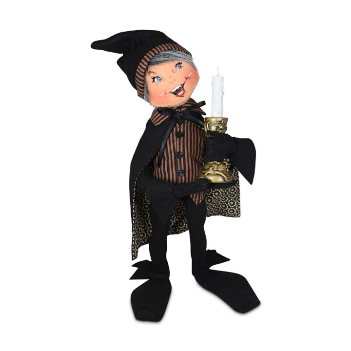 312024 12in Haunted Elf with Candle