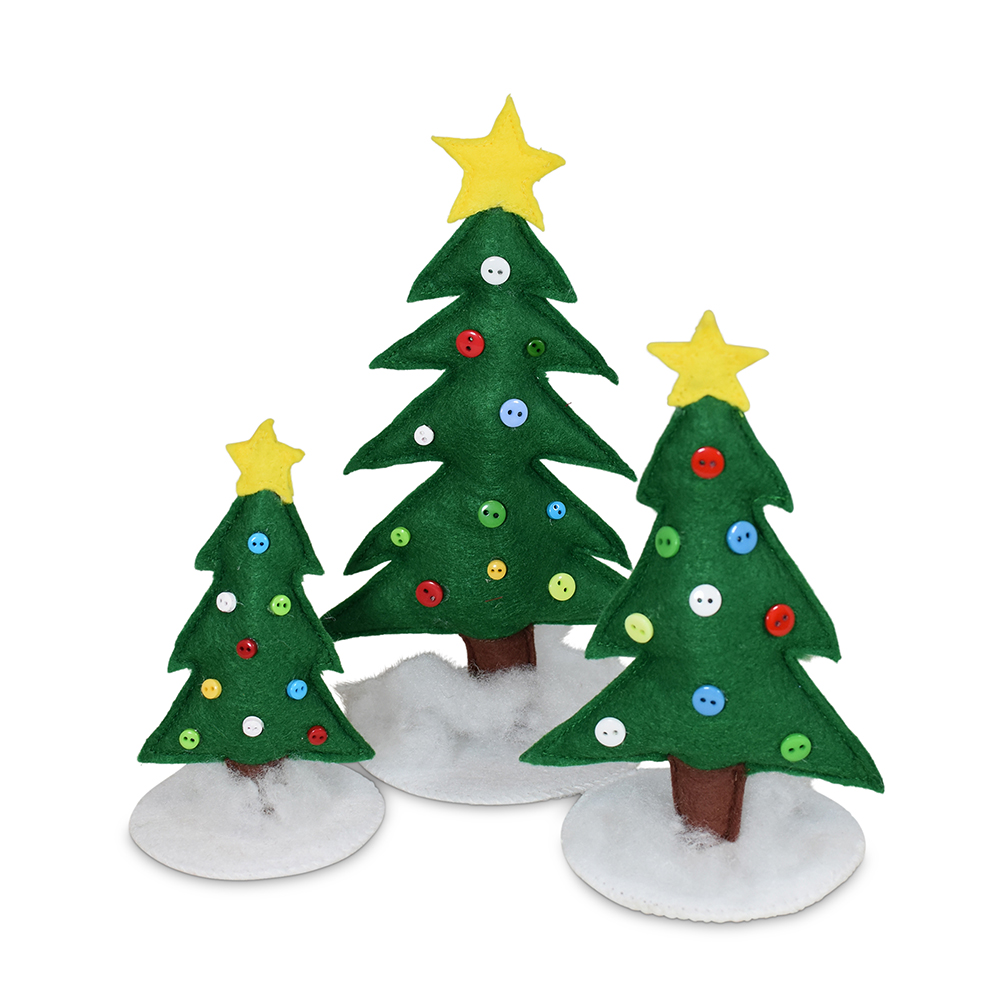 660524 Set of Christmas Trees