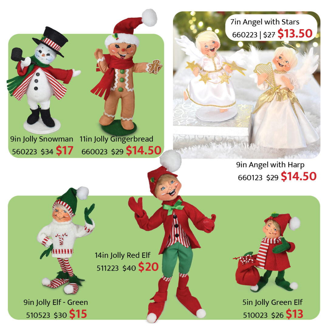 2024 Christmas in July Catalog Annalee Dolls