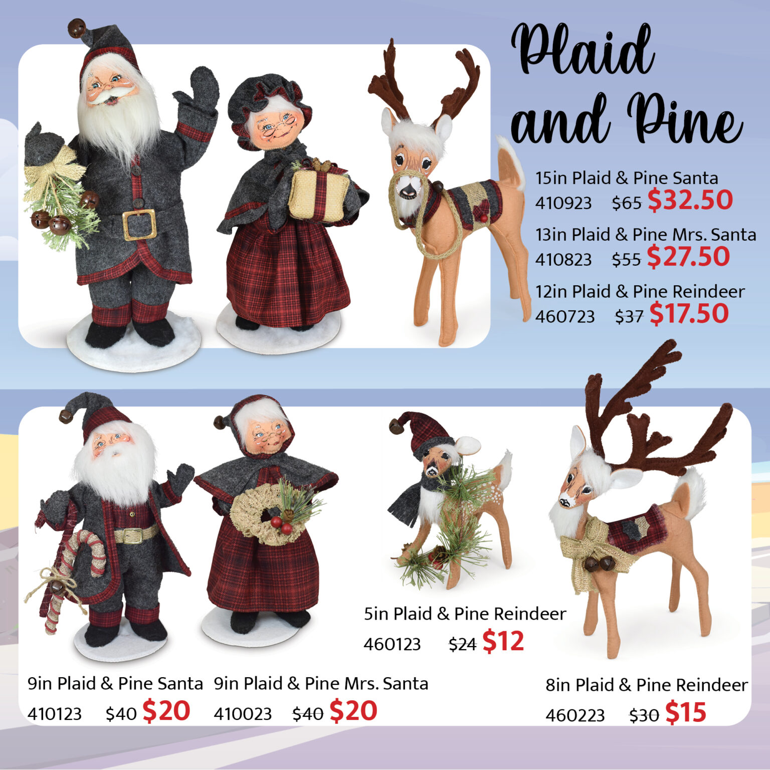 2024 Christmas in July Catalog Annalee Dolls