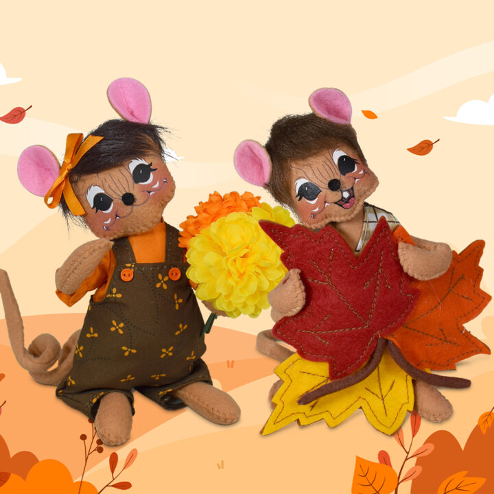 2024 Fall Friends - Foliage Mice Set