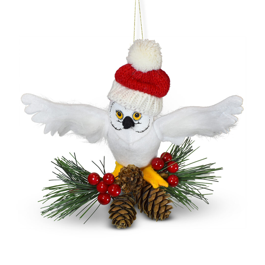 921624 4in Snowy Owl Ornament-1