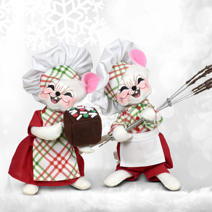 HohoBOGO 6in Christmas Candy Mouse Set