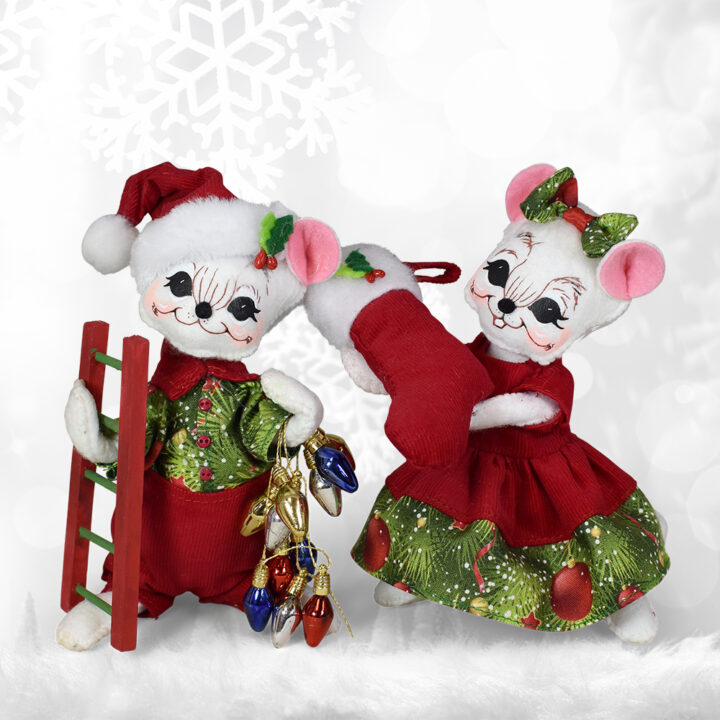 HohoBOGO 6in Yuletide Mouse Couple