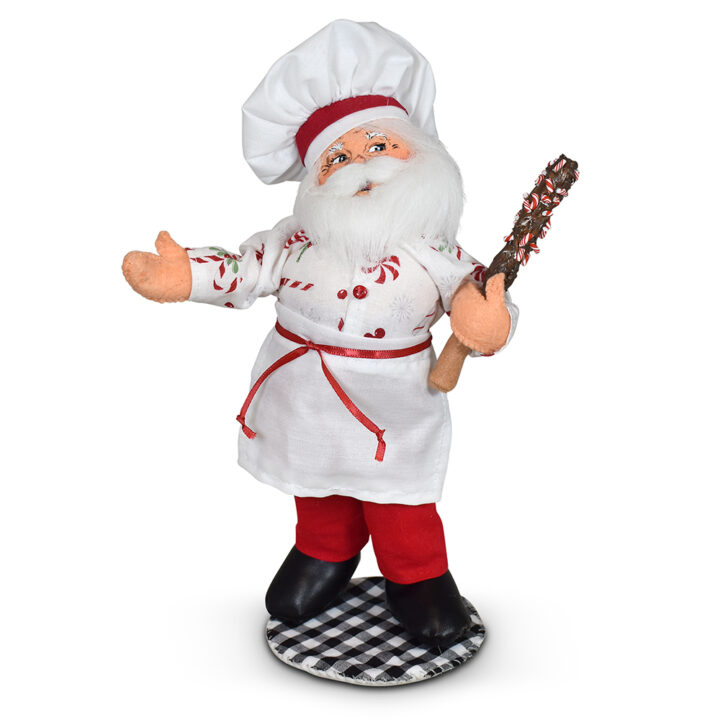 410025 9in Candy Cane Lane Santa