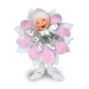 510725 9in Dreamy Poinsettia Elf