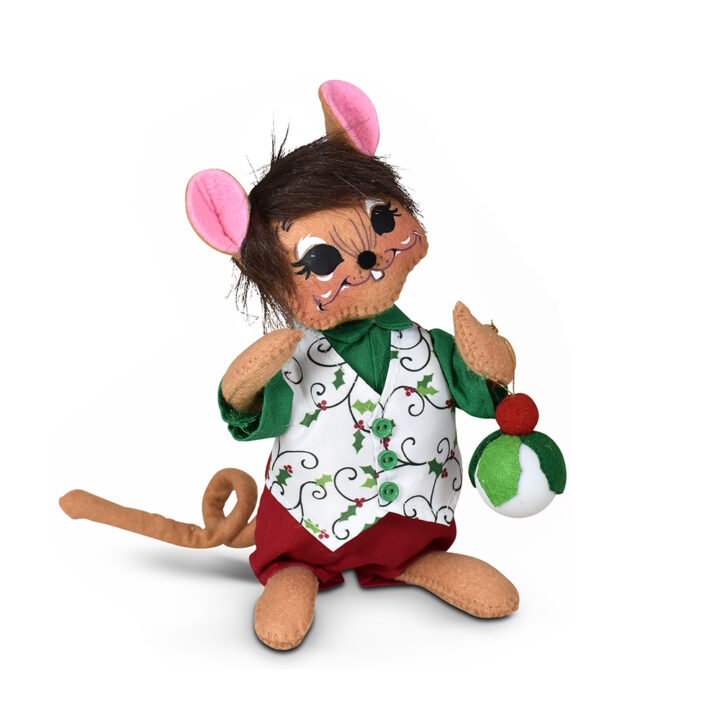 611025 6in Holly Jolly Boy Mouse