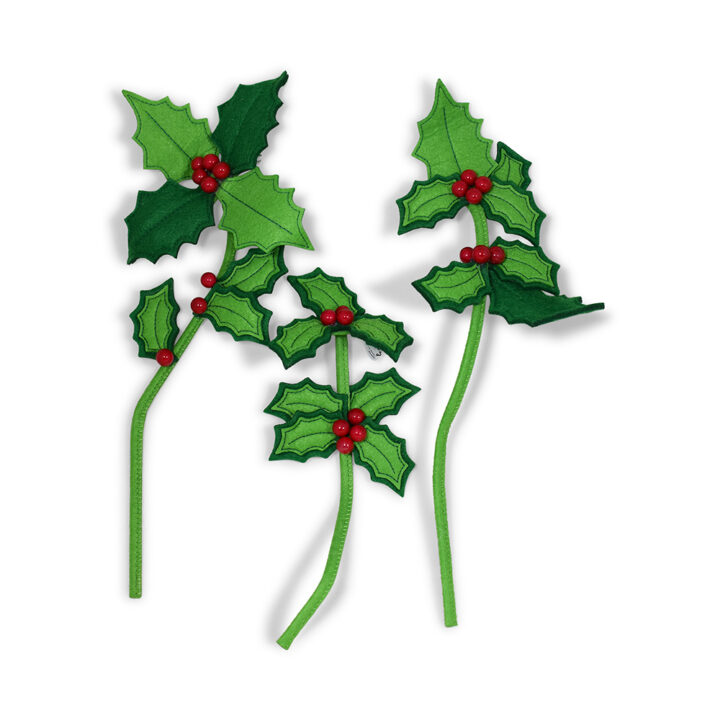 660525 Set of Holly Leaves