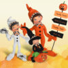 2025 Fall Friends - Scary Stripe Elf Trio