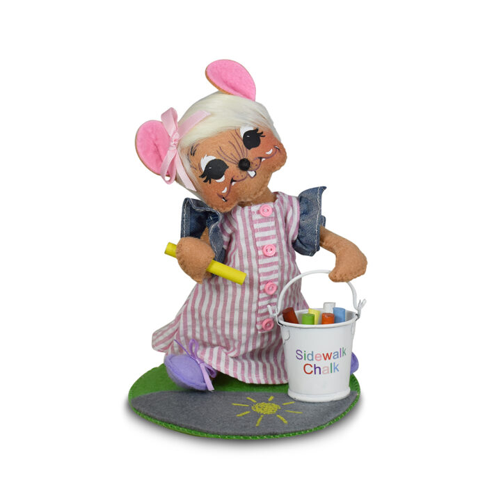 211326 6in Sidewalk Chalk Mouse