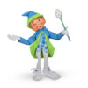 211726 9in Easter Parade Elf
