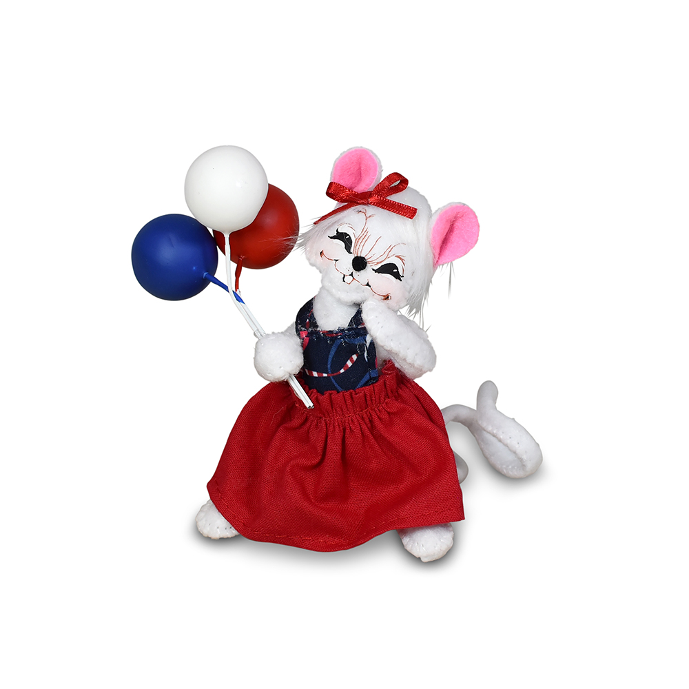 260326 5in Patriotic Mouse with Balloons