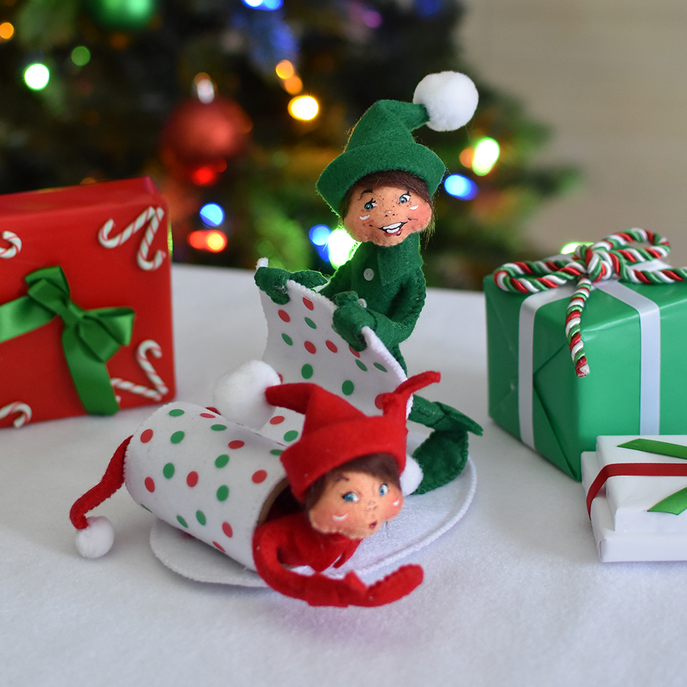 Naughty Wrapped Up Elves