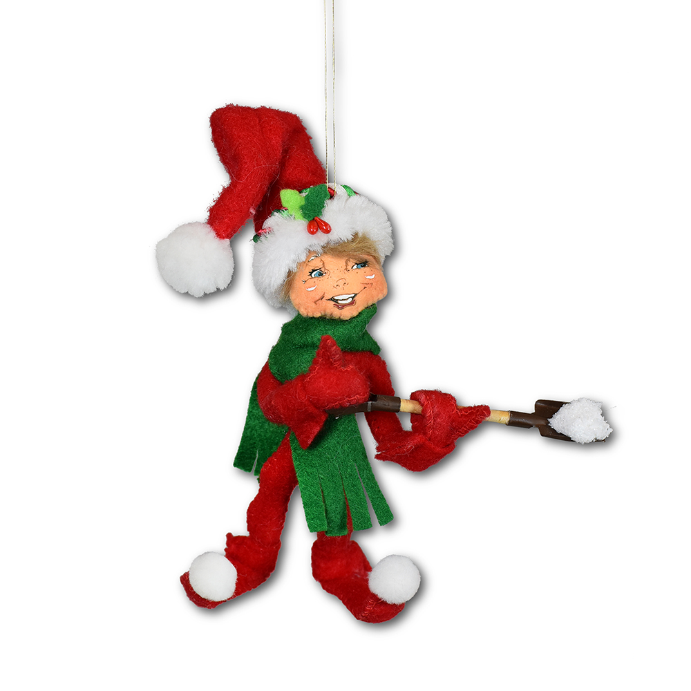 Snowy Day Shoveling Elf
