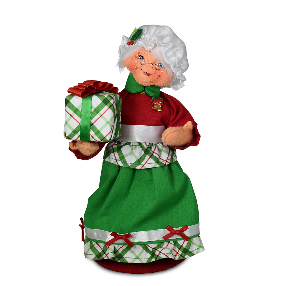 410126 9in Wrapped with Love Mrs Santa