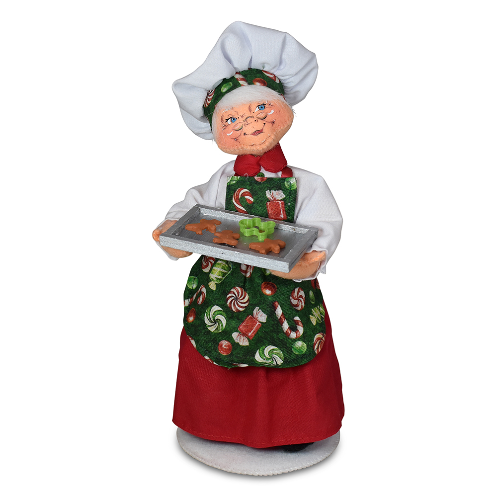 410726 9in Christmas Cookie Mrs Santa