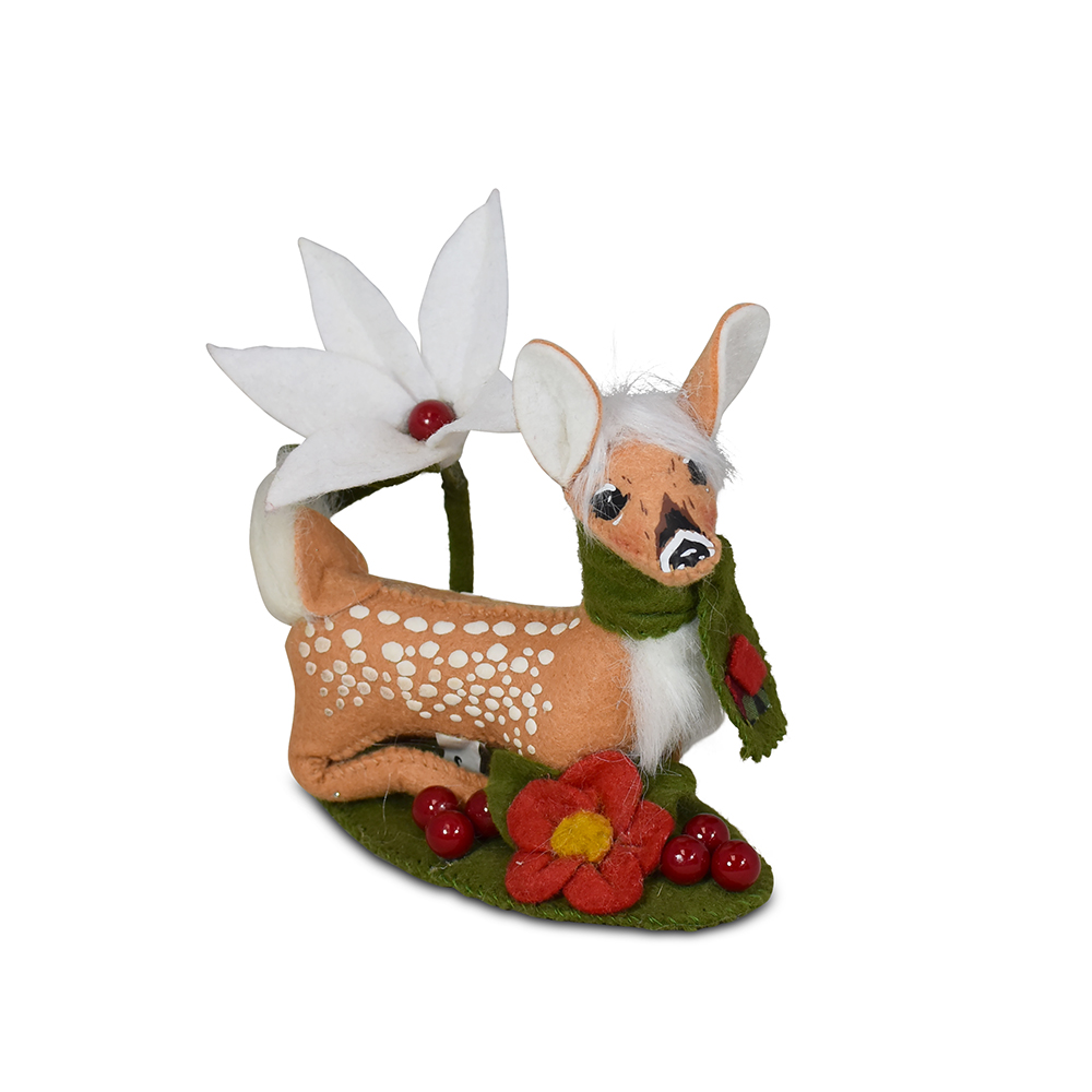 460026 5in Winter Blooms Fawn