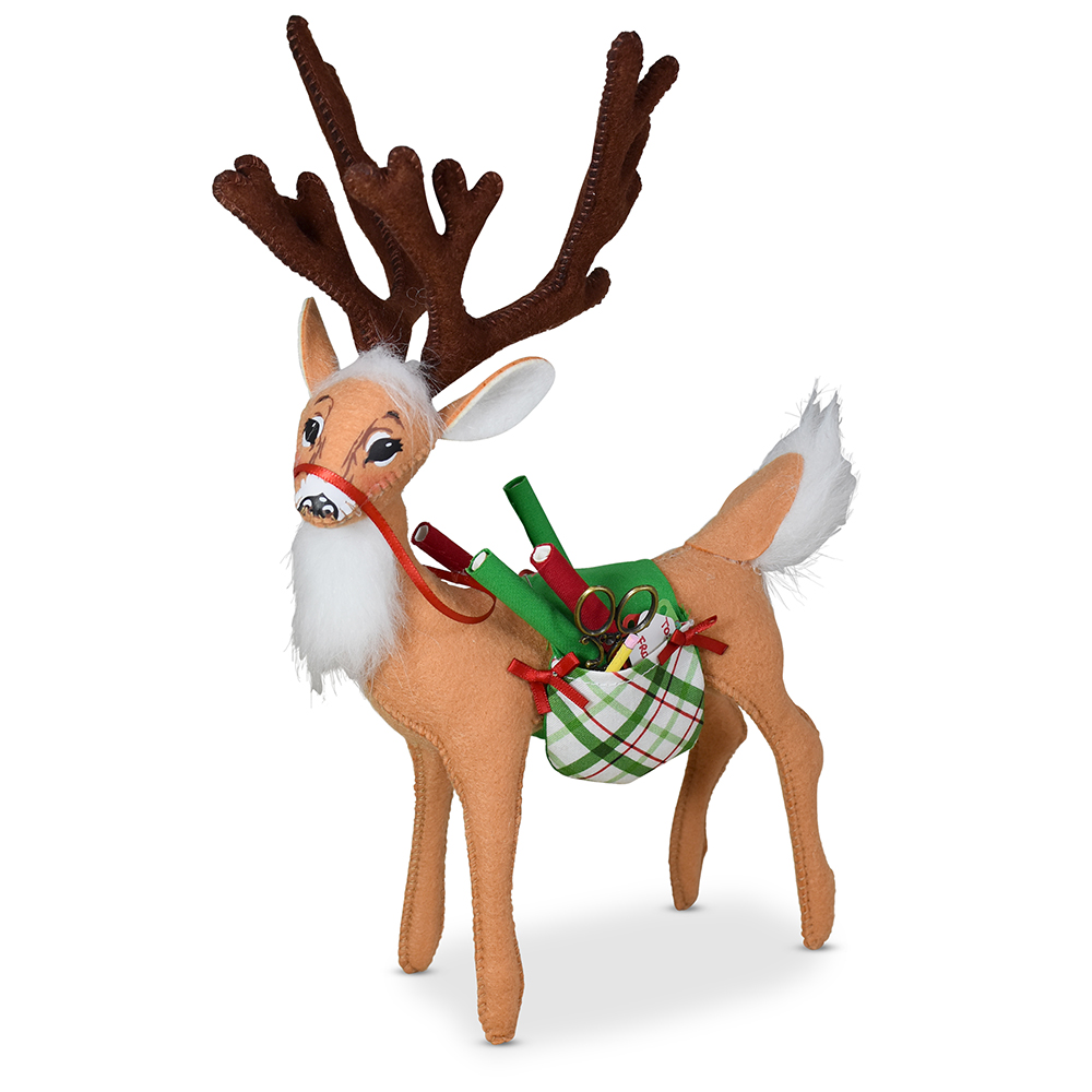 460426 8in Wrapped with Love Reindeer
