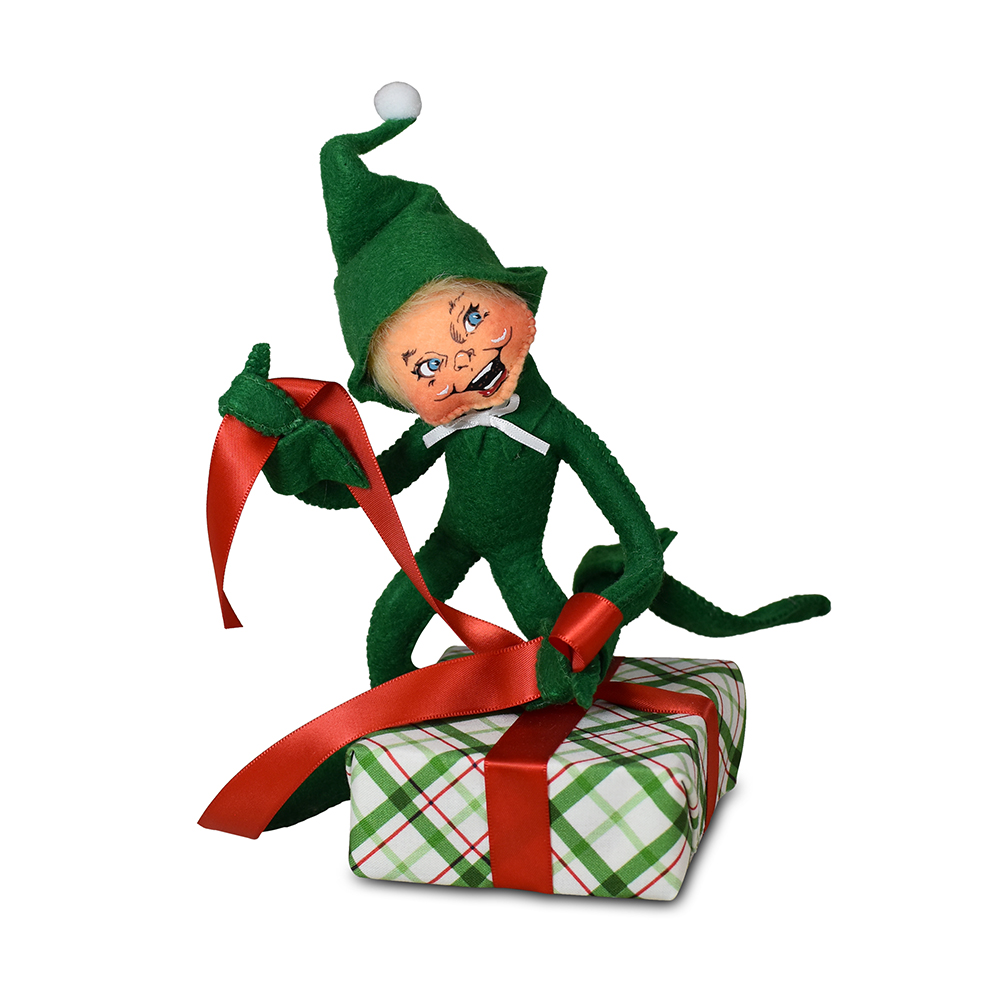 510126 9in Wrapped with Love Boy Elf