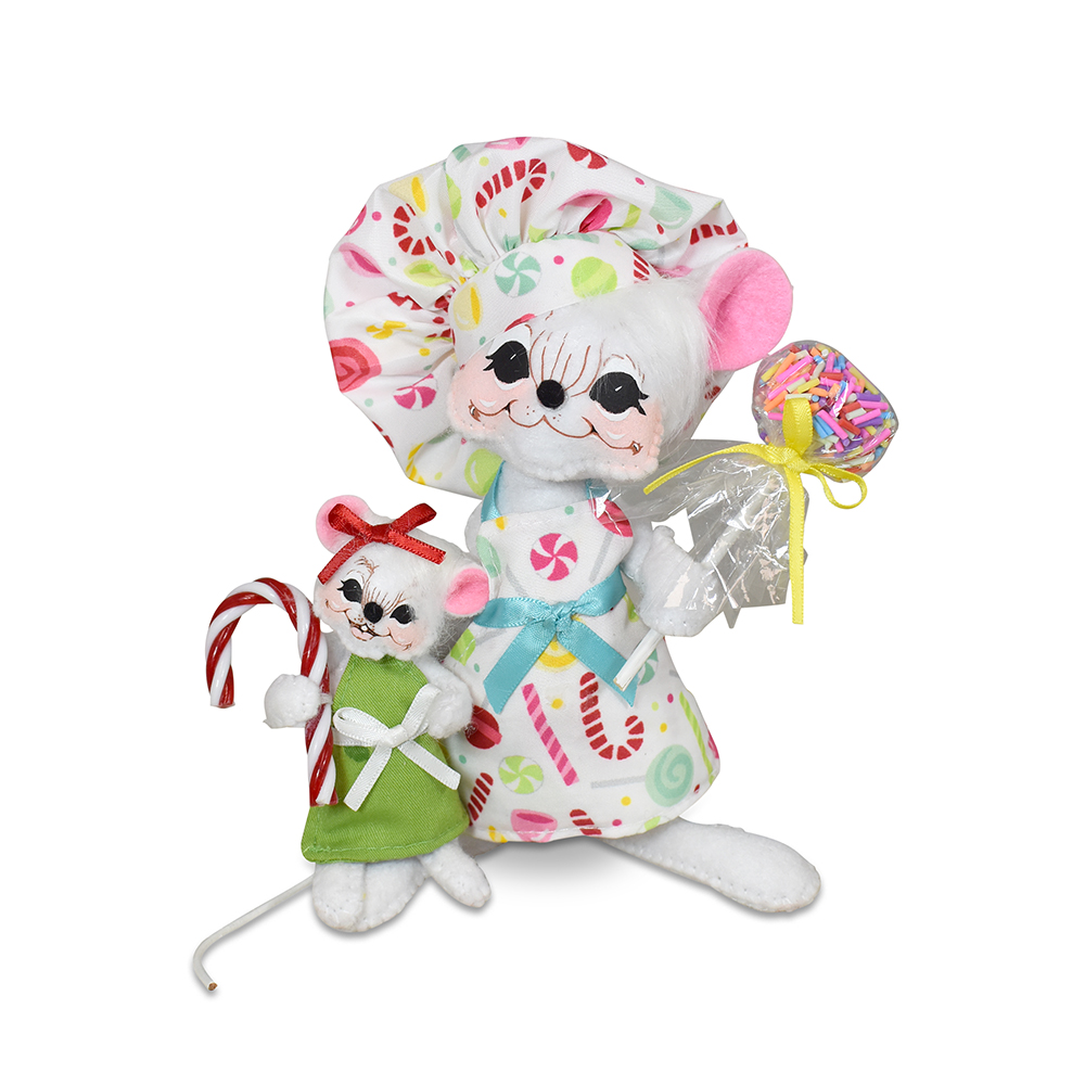 610126 6in Sugarplum Chef Mice