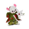 611226 6in Winter Blooms Girl Mouse