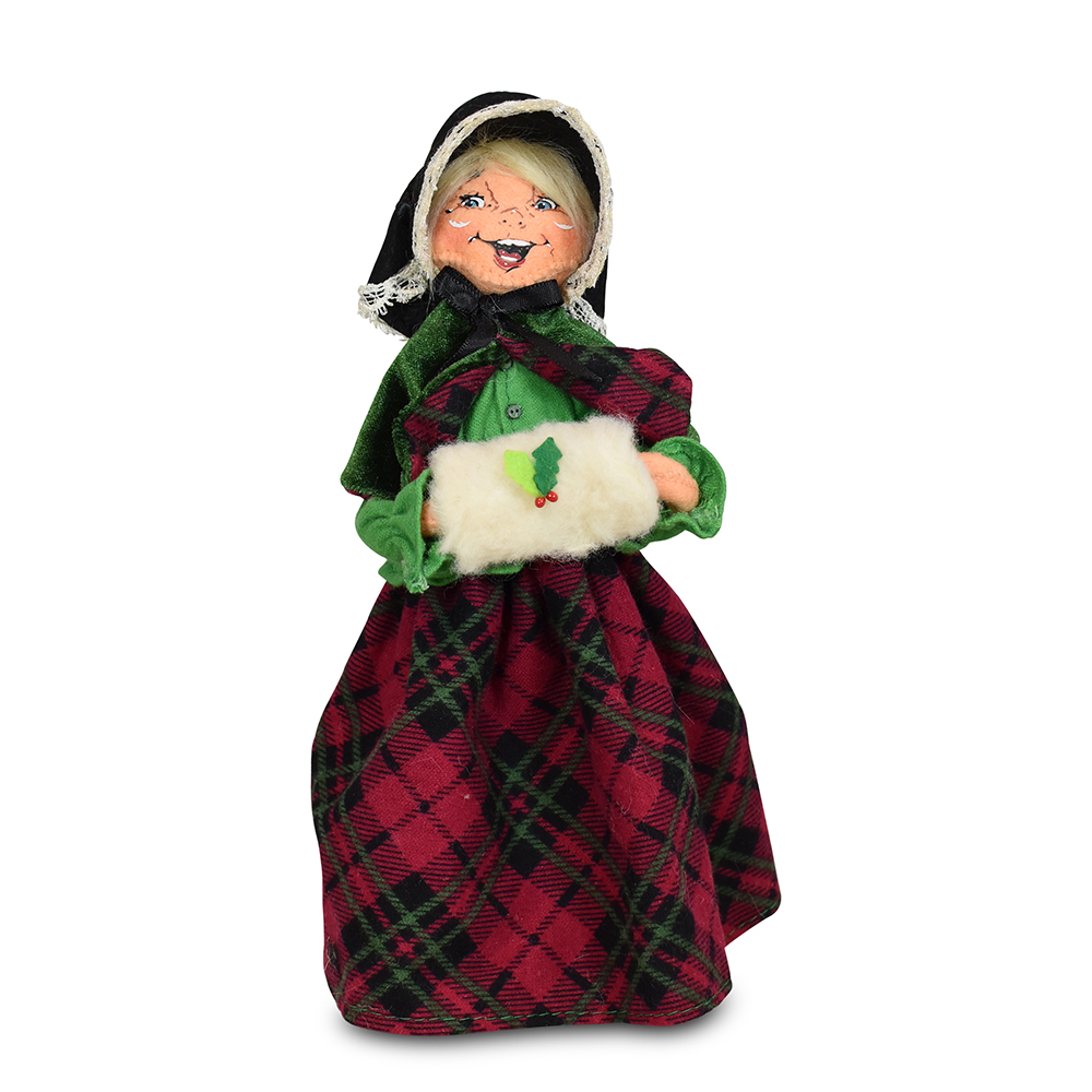 660426 9in Caroler Woman