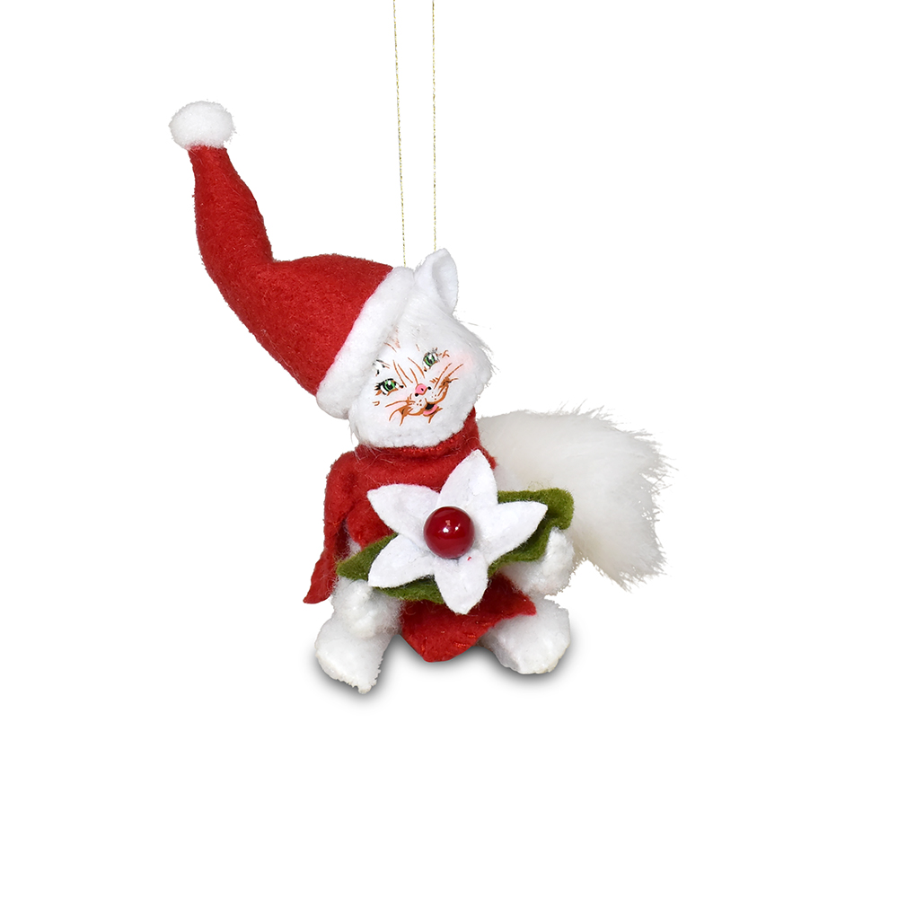 710026 3in Winter Blooms Kitty