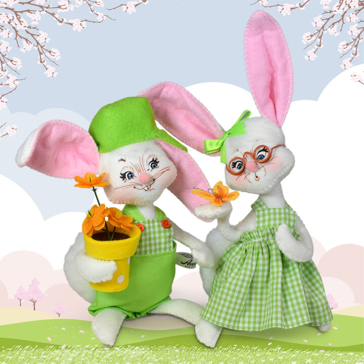 2025 6in Garden Bunny Couple-Perfect Pairs