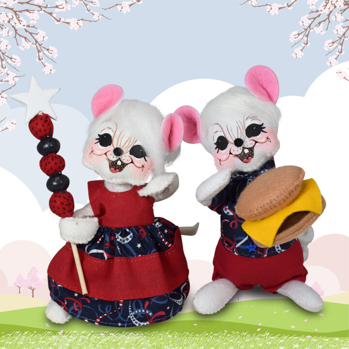 2026 6in Patriotic Mouse Couple-Perfect Pairs
