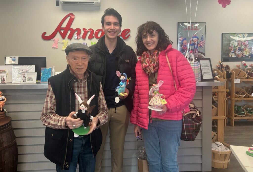 Three generations of Annalee collectors 