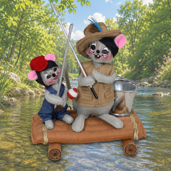 911326 6in Fishing Friends-Excsluve Design