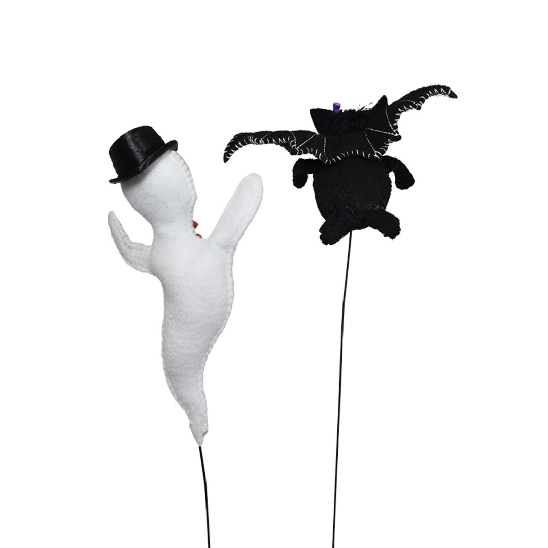 Back view of Batty & Boo Halloween Picks