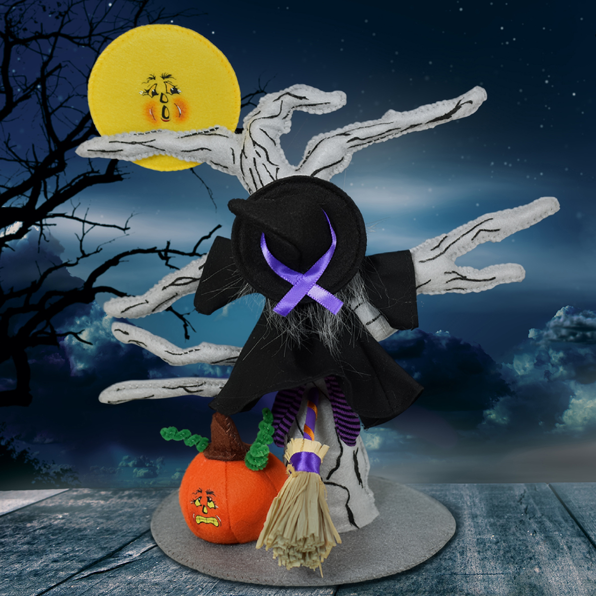 6in Jack-o-lantern Mouse - Annalee Dolls