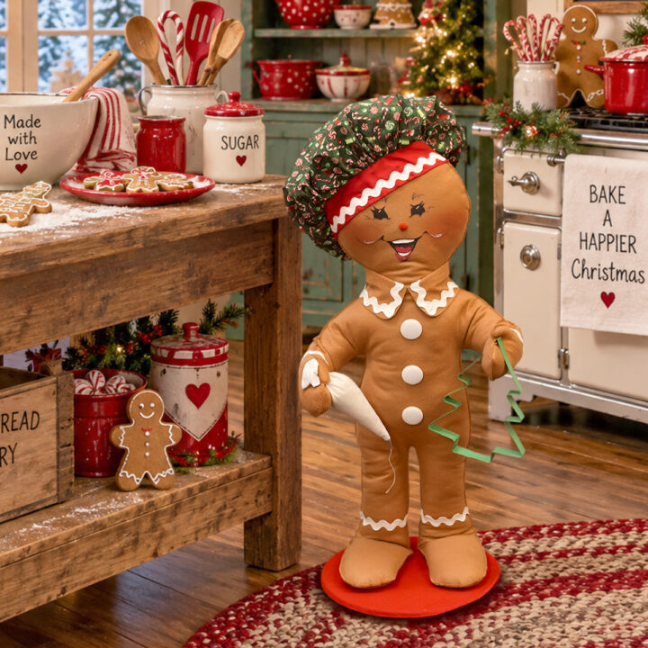 661026 33in Christmas Gingerbread Chef-2026